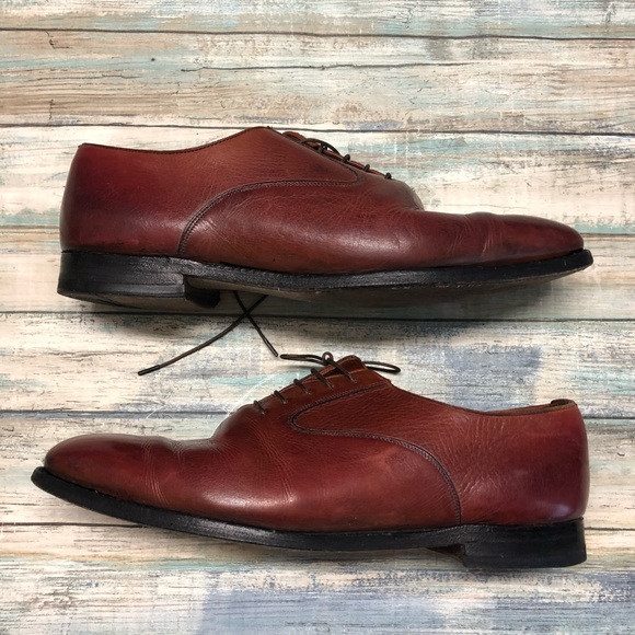 Grenson Leather Oxford Dress Shoes Lace Up Brown Sz 11 main image 6